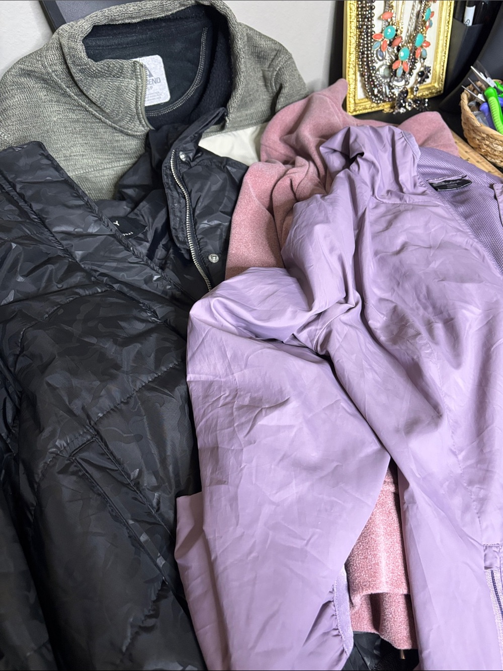 Reseller Bundle of 4 Windbreaker Jackets S M L Ashley Ascend Lot Clearout